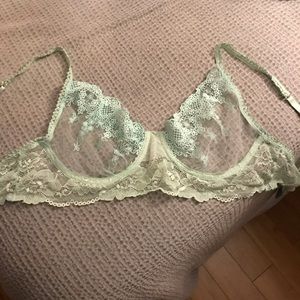 Mint green bralette